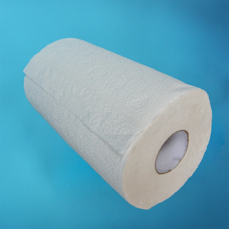 Big Roll Kitchen Paper Sheet Towel for and Hotel Virgin Wood Pulp Embossed