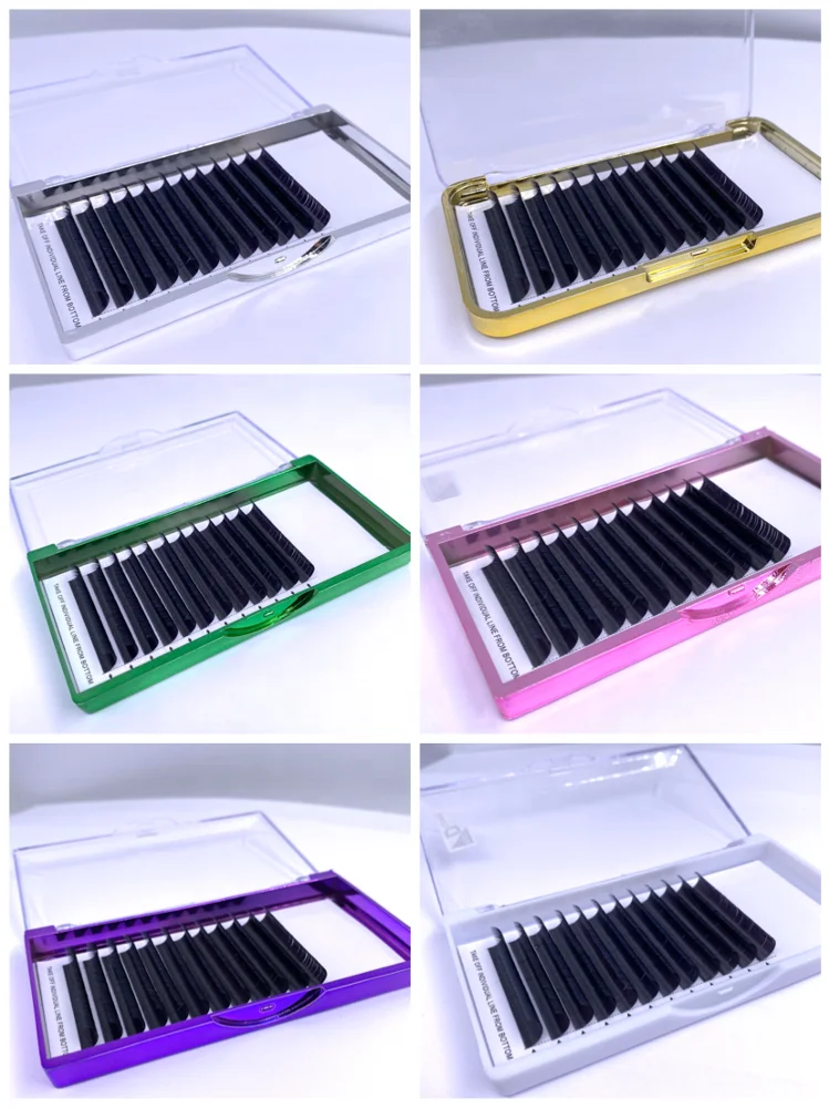 China suppliers Best Selling Flourishinglashes flat classic lashes with your own Logo lash extensions
