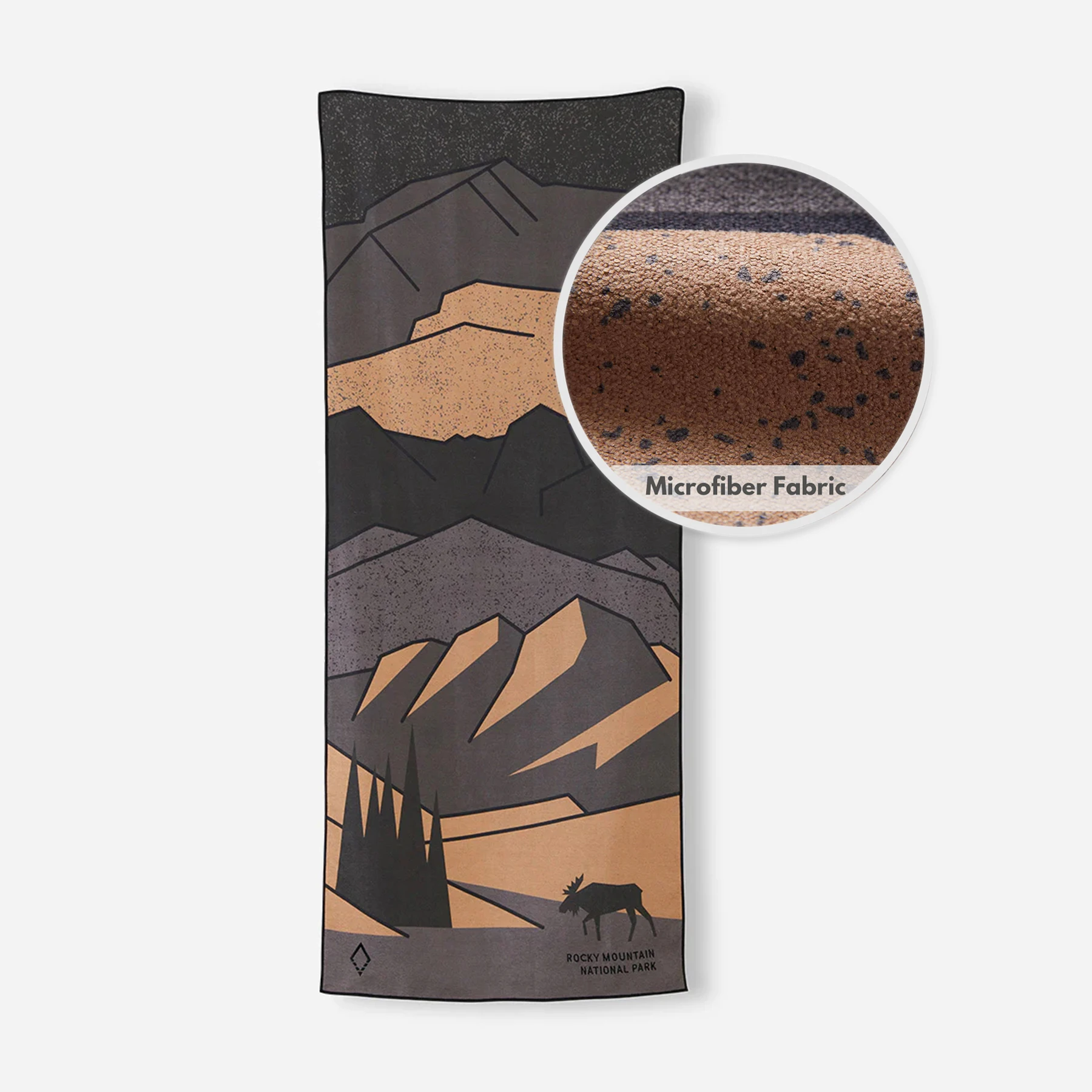 Natural microfibre sublimation yoga towel custom print anti slip travel gym yoga towel