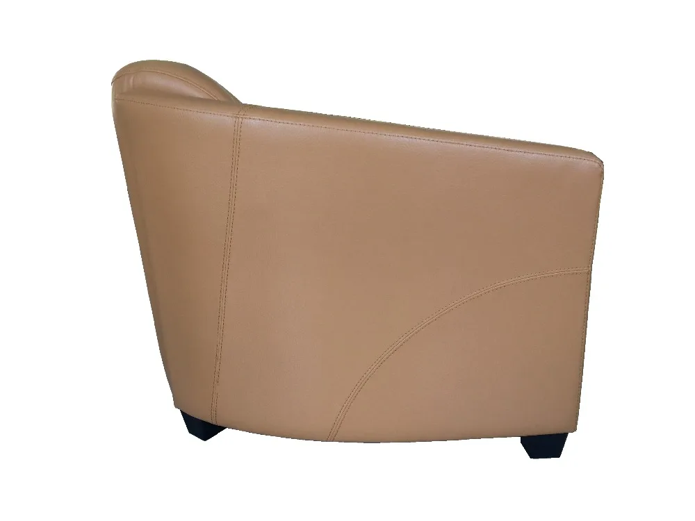 
Modern Leather Sofa Set With Solid Wood Feet for Living Room 