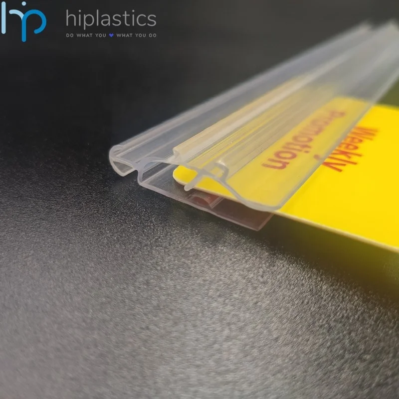Подвесная пластиковая вешалка для плаката из прозрачного ПВХ hiplastic, вешалка для графического баннера, вешалка для плаката
