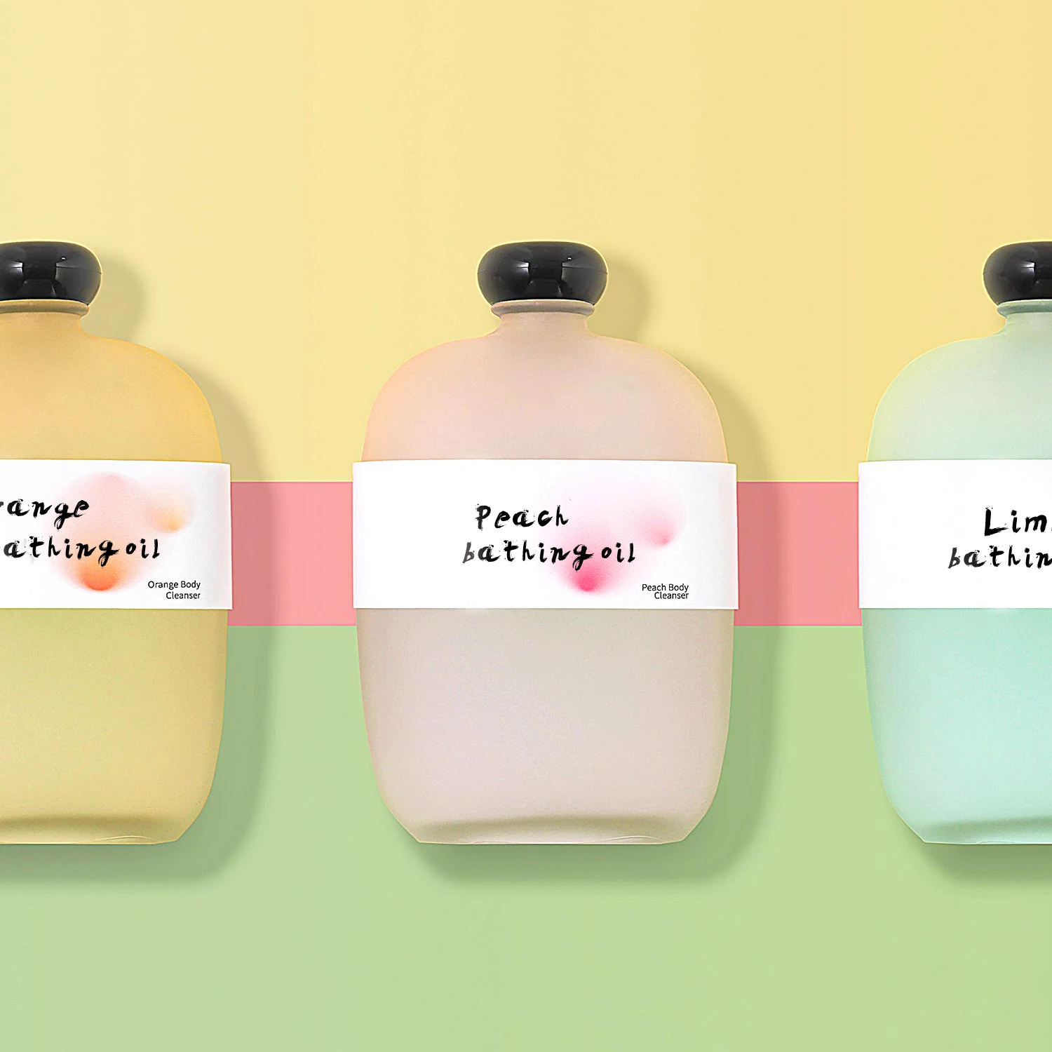 Private Label Natural Fruit Fragrance Oil Shower Gel Deep Cleansing Gentle Oil Based Perfumed Body Wash