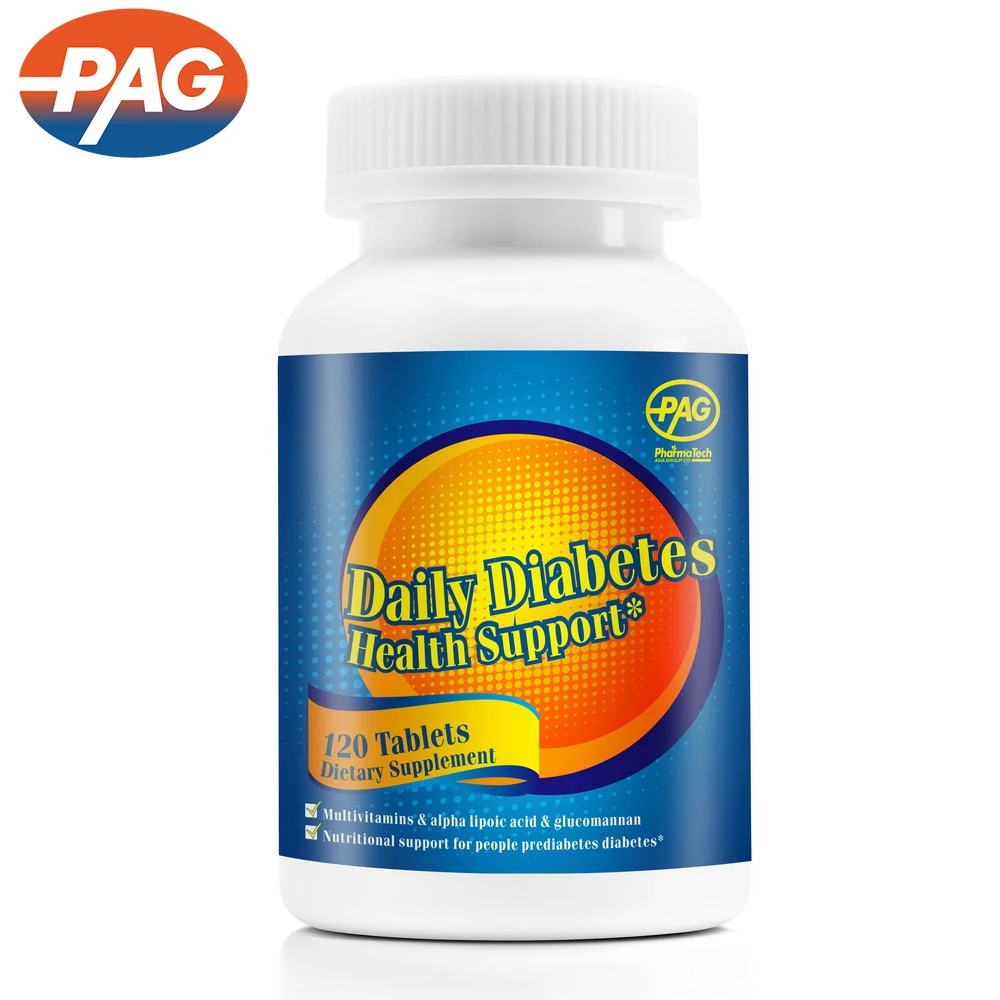 Health Fast Delivery Blood Sugar Care Supplement Chromium Tablets Vitamin B12 Beta-Glucan Plus Multivitamin Diabetes Tablet