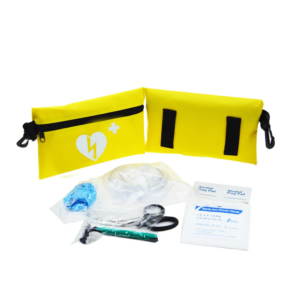 WAP-Health 3034 Portable Nylon Rescue Kit Mini CPR Bag AED First Aid Kit