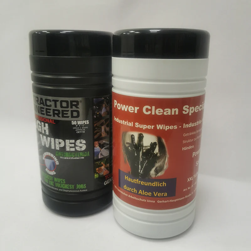 Custom Private Label Non Woven Heavy Duty Stain Remover Cleaning Industrial Wipes For Wholesale