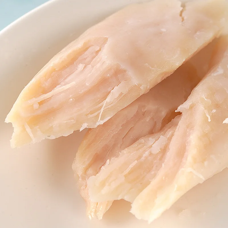 OEM ODM Wholesale Steamed Chicken Breast Pet Adult Cat and Young Cat Weight Gain Cat Snacks Pet Food