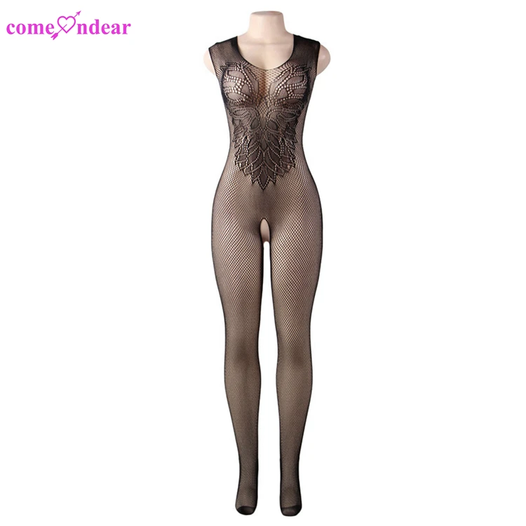 
OEM Accept Fashion Women Crotchless Bodystocking Sexy Lingeries 