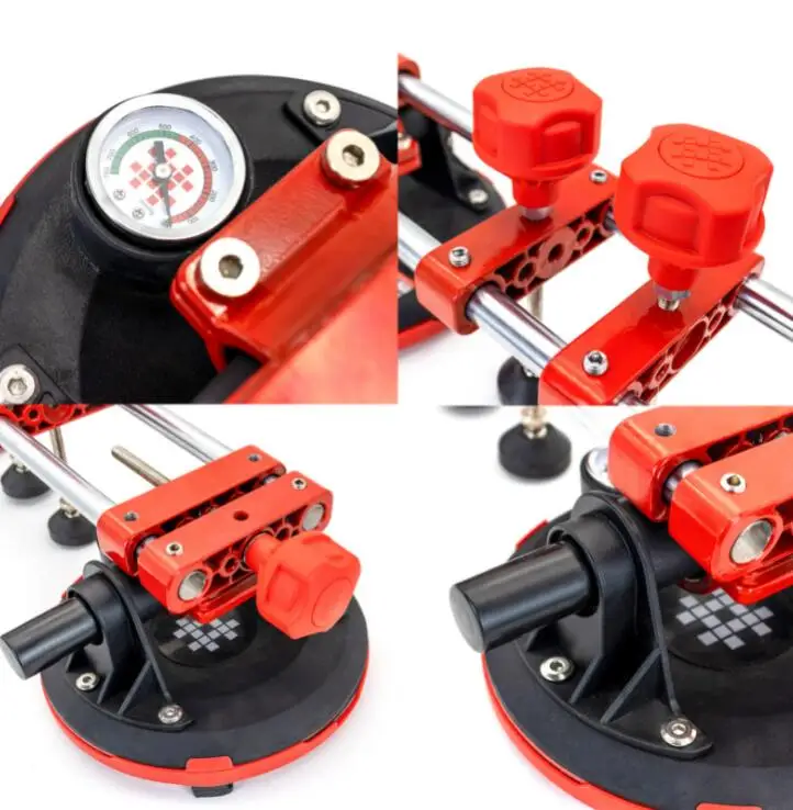 Glass Suction Cup, Heavy Duty Hand-held Vacuum Panel Lifter, Powerful Industrial Glass Sucker Carrier Granite Lifting