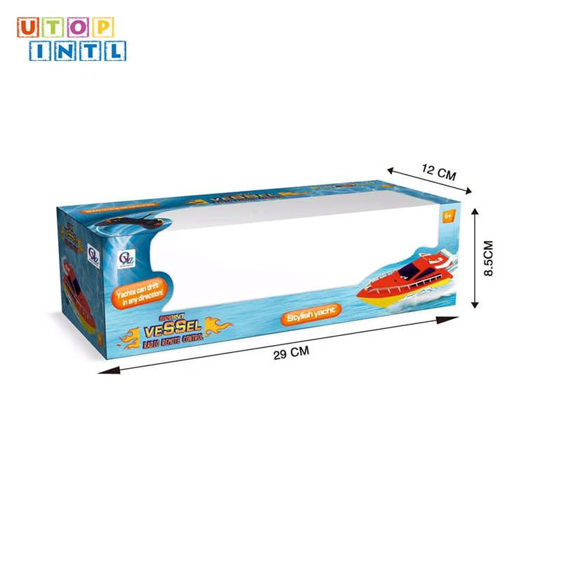 2.4G 4-CH Outdoor Water Toys Yacht 2 Color Assorted RC Boat Motor Remote Control Toys