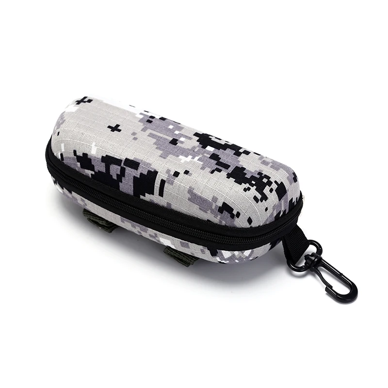 Wholesale Custom portable Fashion kids Zipper EVA children sunglasses case eva outdoor sports camouflage sunglasses case