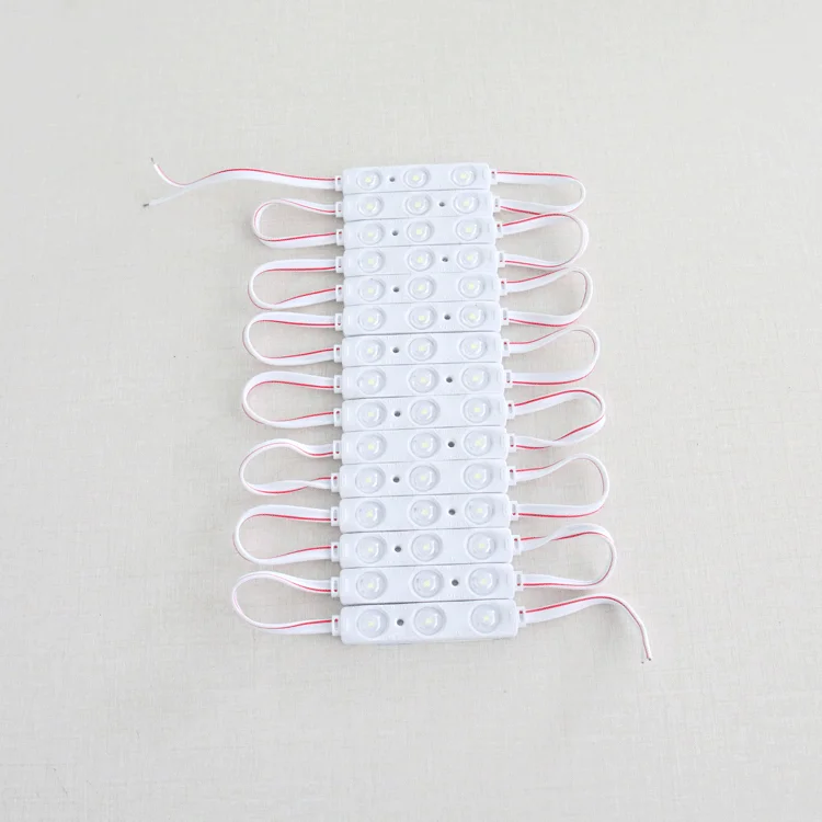 High Quality SMD DC12V 1.2W Injection White Led Modules 3led Chips For Light Advertising And Backlighting Box