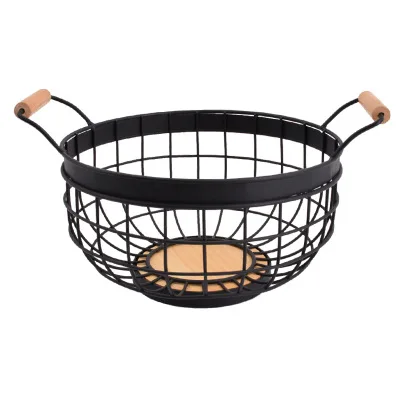 Iron Fruit Basket Hollow Net Creative Living Room Snack Basin Vegetable