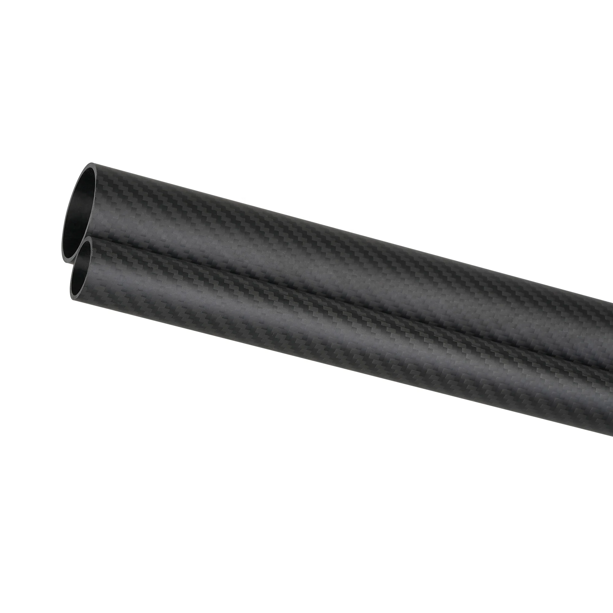 Custom Carbon fiber Tube 3k Matte Rolling Round Tube 100% Carbon Fiber