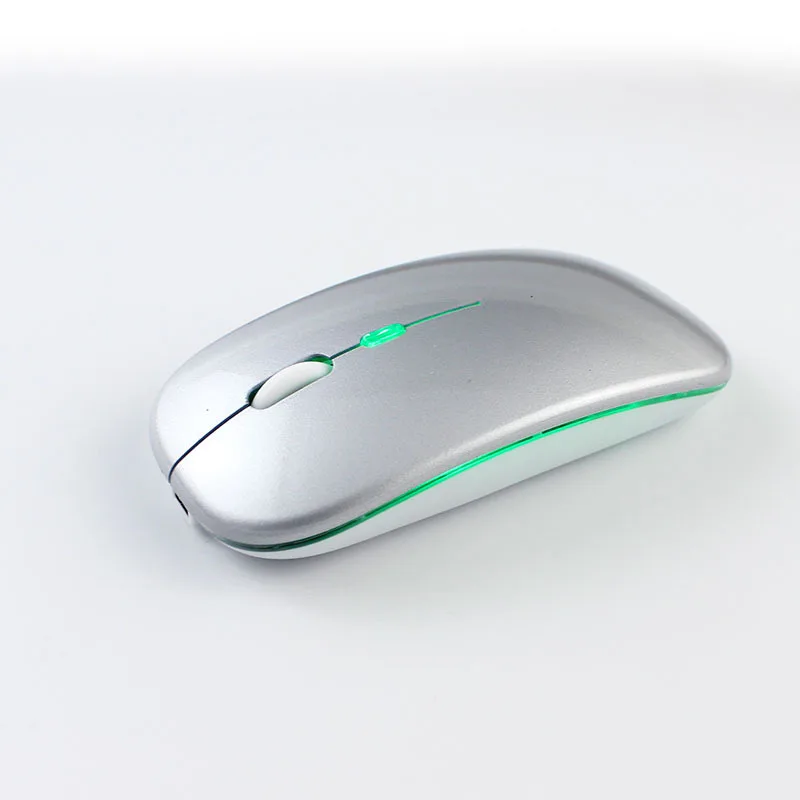Беспроводная мышь BT 5 2 RGB перезаряжаемая беспроводная компьютерная со светодиодной подсветкой эргономичная игровая для ноутбука