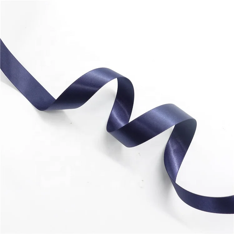 
Cheap Woven Edge Washable Grey French Bias Satin Ribbon Bulk 