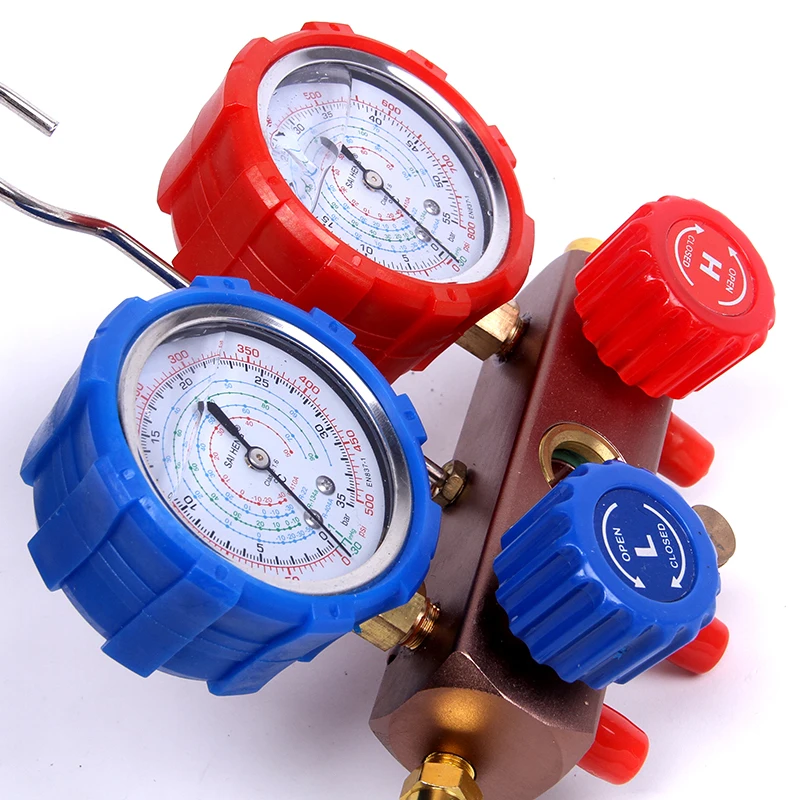 Factory Direct Air Conditioner refrigeration Manifold Gauge Set  refrigerant pressure Gauge