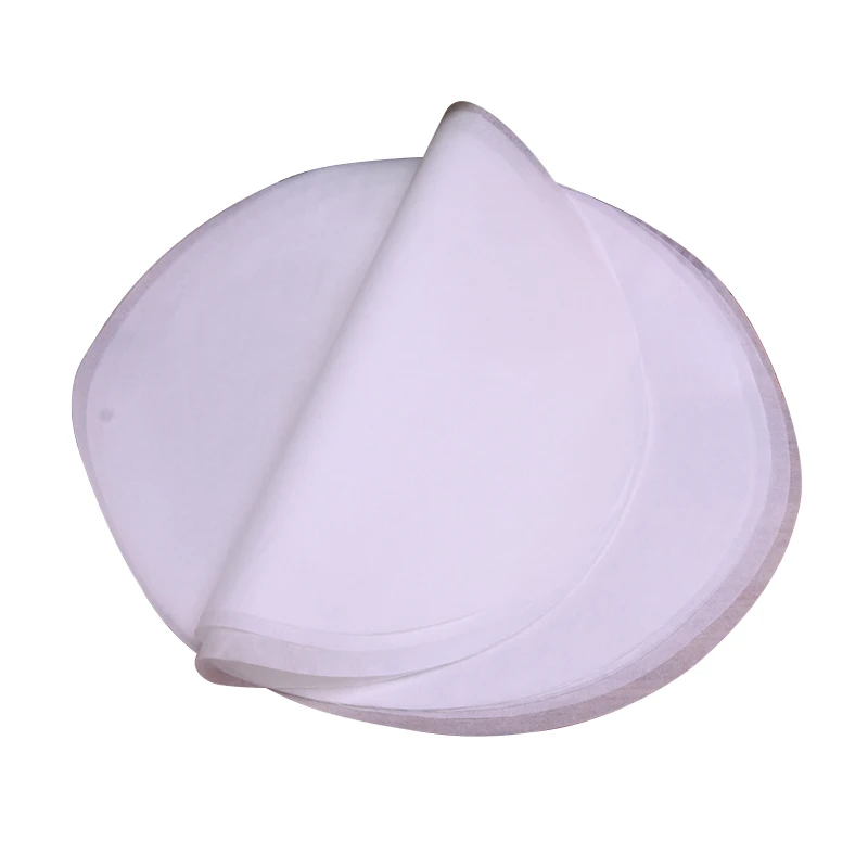 Double Sided Parchment Paper Silicone Release Baking Paper Sheets Round Non-Stick Barbecue Meat Paper