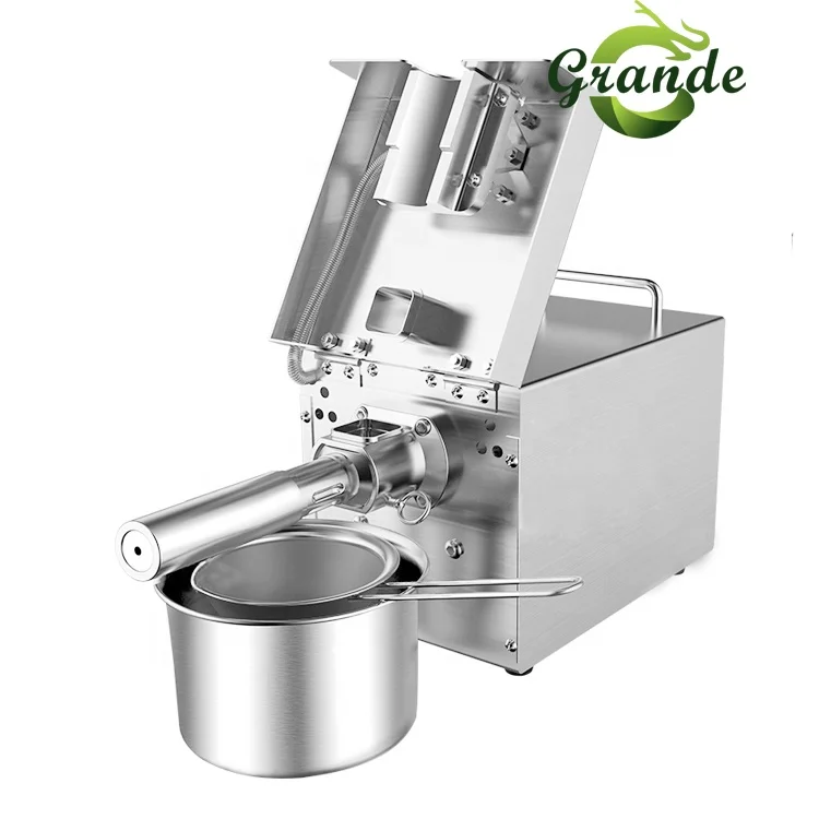 Automatic Moringa Seed Oil Extraction Machine Mini Press Home Small Olive/Peanut/Sunflower/Sesame Manual Presser