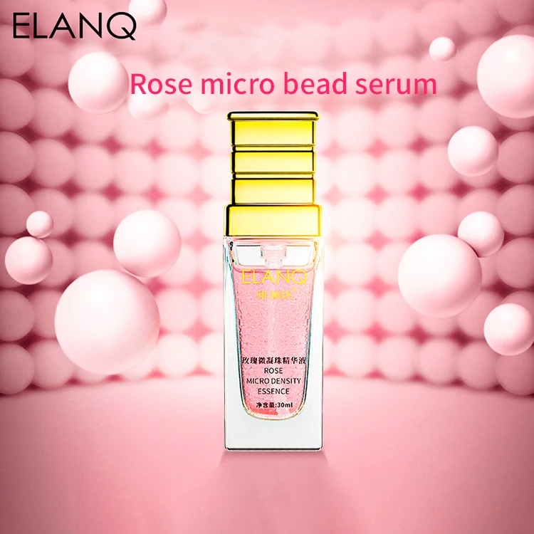 
OEM manufacturer botanical Rose Micro Bead Moisturizing Face Serum Whitening Brighten skin Freckles Repair Skin Facial Serum 