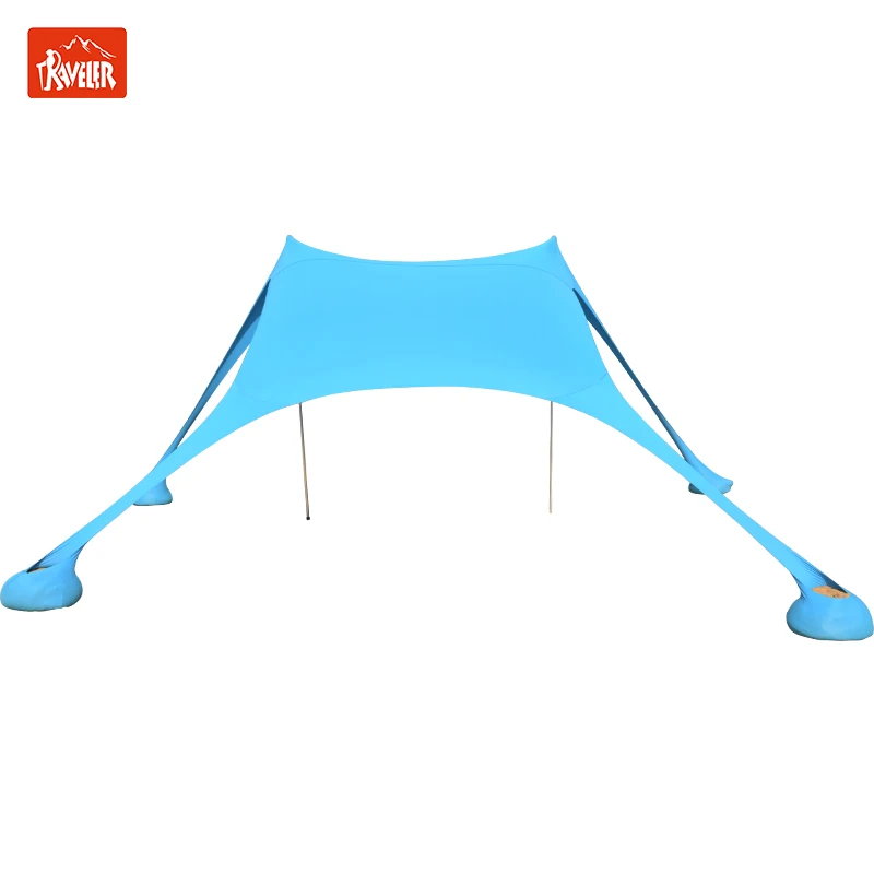 Навес от солнца для путешественника стрейчевая ткань навес из брезента складной кемпинга пляжа 7 Х5