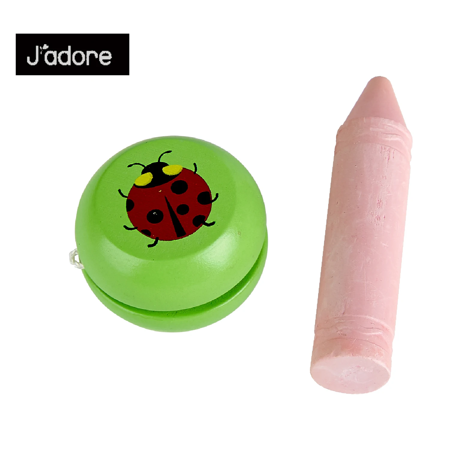 Promotion Education Outdoor Toys 4 Set Wooden Handle Jump Rope Rubber Band Yo-Yo Chalk Outdoor Education Toy Set for Kids