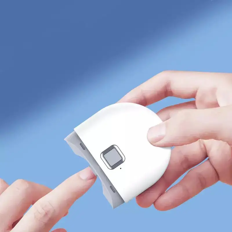 Custom Logo Stainless Steel Electronic Adult kids Electric Trimming Automatic Nail Cutter Nail Clipper Trimmer Set For Baby