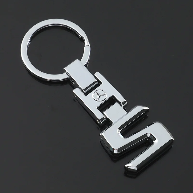High Quality Metal Keychain Car Brand Logo Key Ring For BMW M AMG Sline