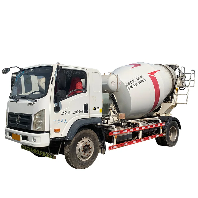 Bottom Price Uesd Flat Mouth Cement Mixer Truck Concrete Mixer Truck For Construction Sites