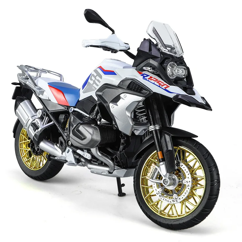 1:9 R1250 GS Adventure Alloy Diecast Metal Model Motorcycle Sound & Light Model Toys Gifts With Boyfriend Children Presents