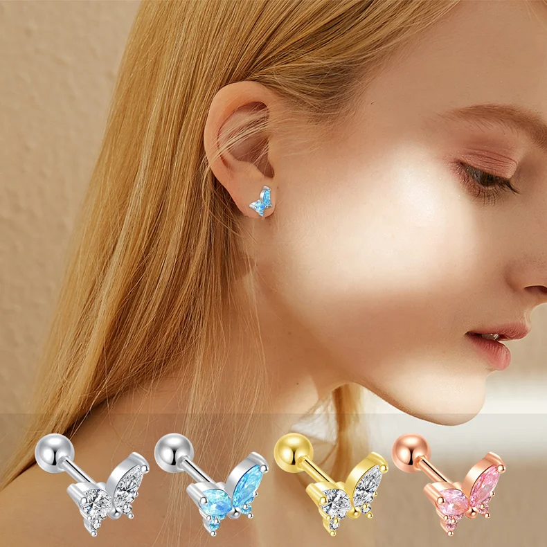 christmas gold korean stud halloween stainless steel statement hoop pearl fashion fine jewelry earrings women pouch set 2022