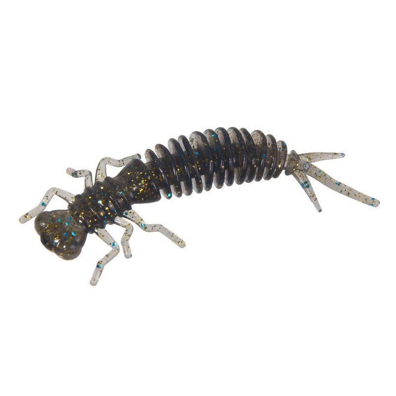 Simulation Silicone Fishing Bait 0.8g Bionic Insect Outdoor Fishing Squid Lures Wholesale Soft Lures