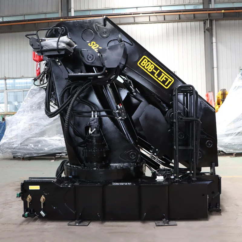 Factory Price Bob-Lift Knuckle Boom Truck Mounted Crane Hydraulic Articulated Crane 25 Tons for Manufacturing