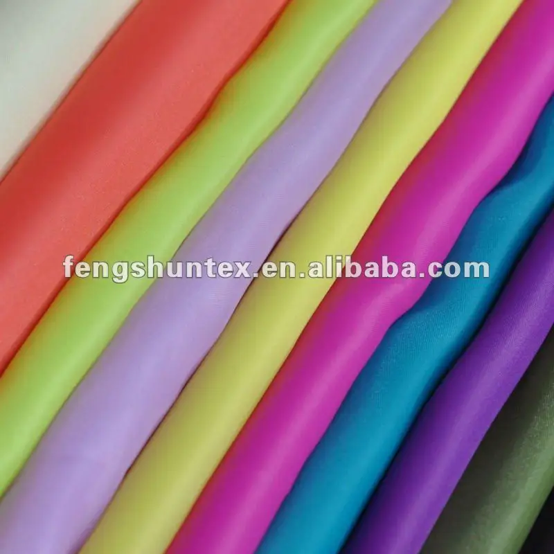 100% Nylon Material organza fabric