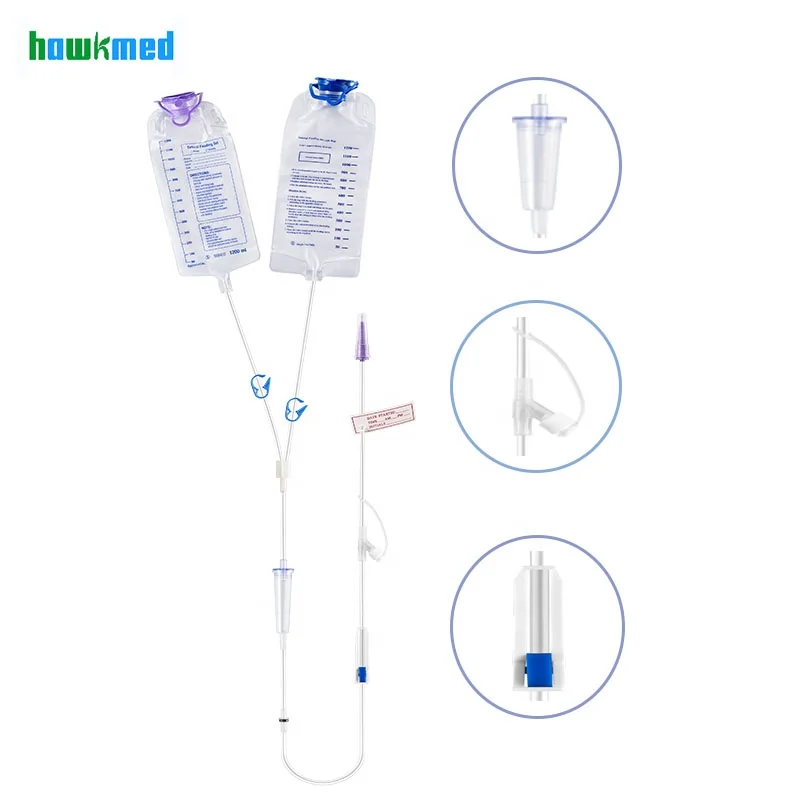 Disposable 350 1500 Ml Medical Infusion Bag Nutrition Transfusion Sets Infusion Device System Set