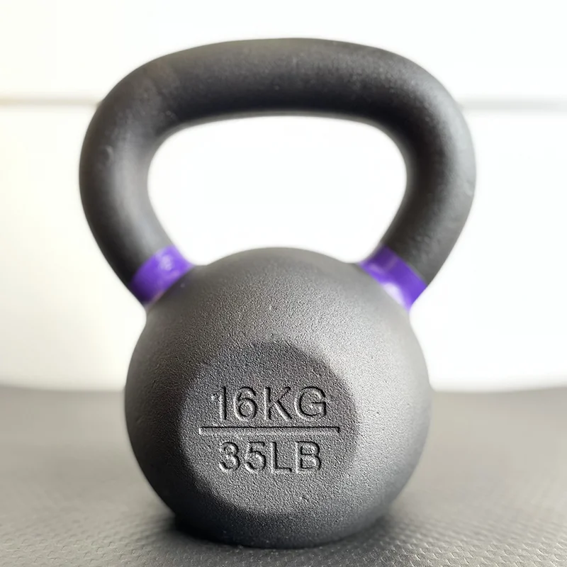 Gym Cast Iron Kettlebell Powder Coated Kettlebell