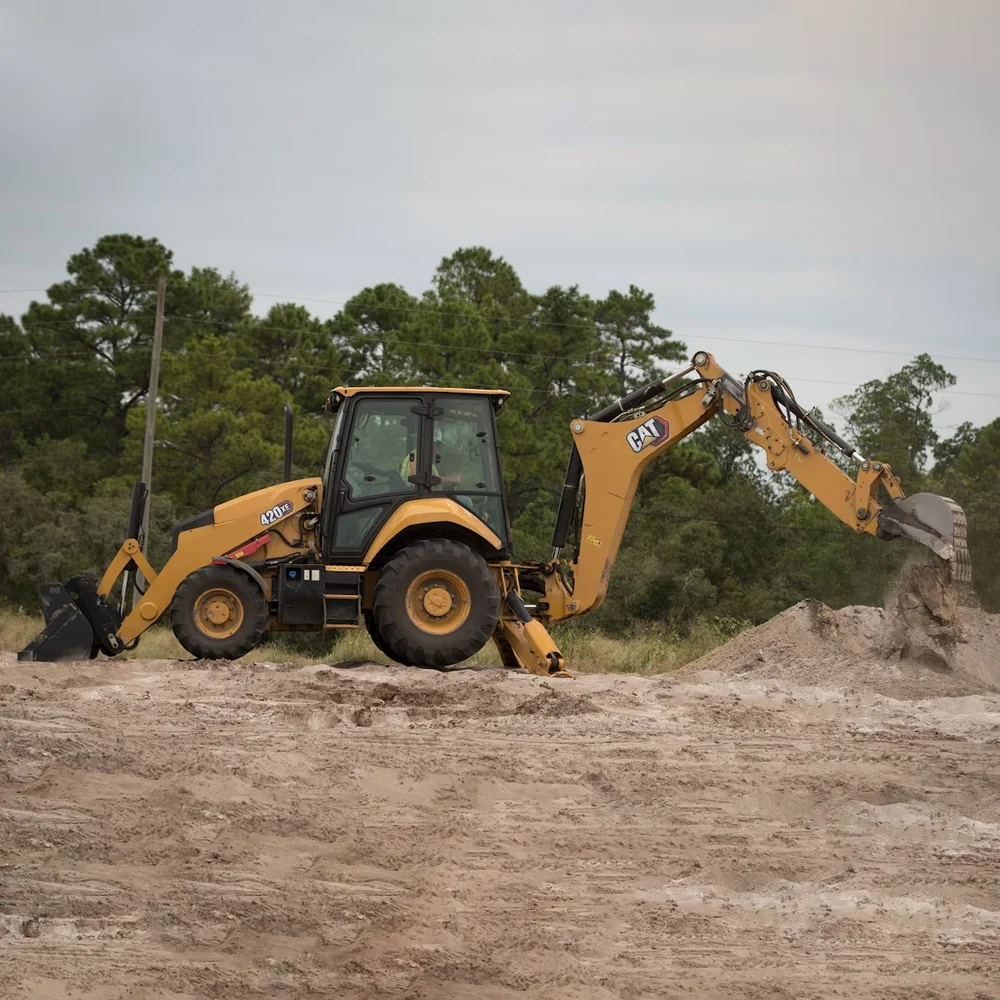 used machinery CAT 420F Caterpillar machinery Used backhoe loader in Shanghai used cat 416 420 retro excavator