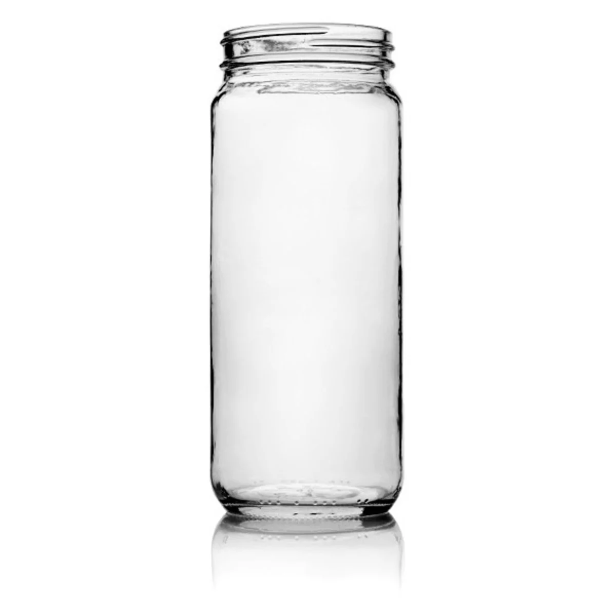 8oz 12oz 16oz 1L Paragon Round Food Storage Jar Customized Transparent Paragon Jar Food Grade Empty Clear Glass Round Bottom