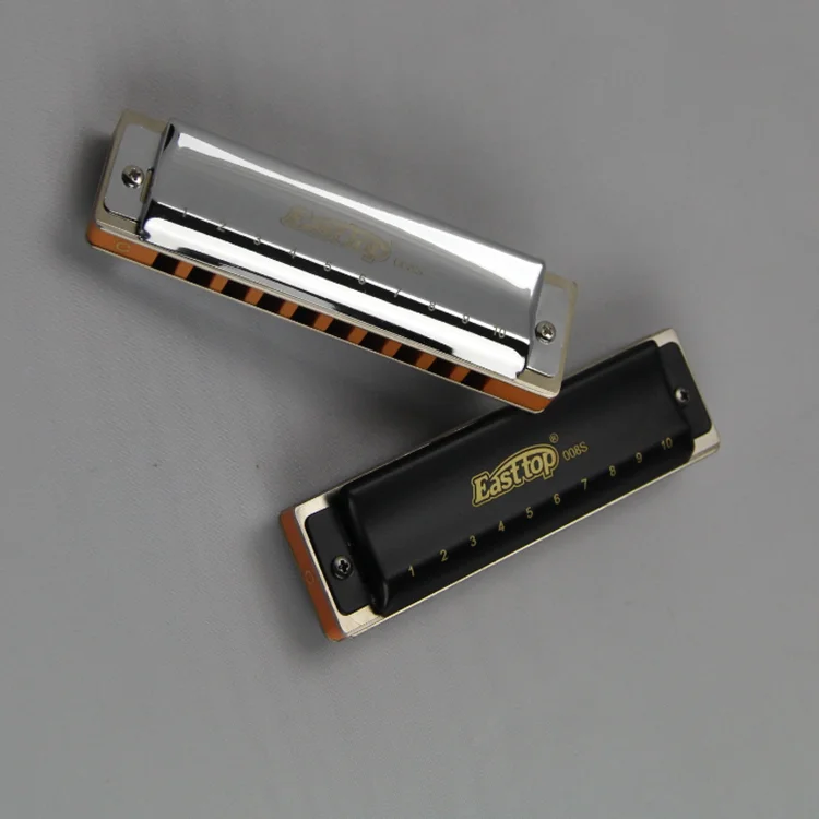 10 hole professional blues harmonica for player,beginner T008S