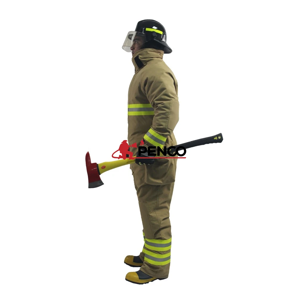 NFPA 1971 STANDARD EN469 Approved  fire fighting  suits with 4 layers  material
