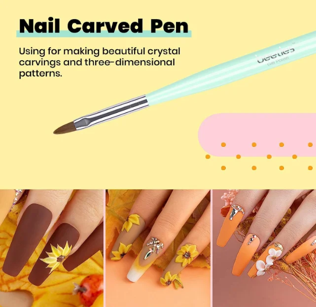 Hot Sale Nail Art Brushes Set Nail Art Paint Brush Set