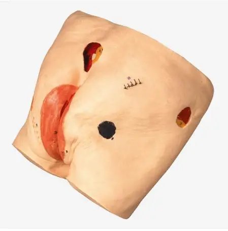 Decubitus Ulcer Care Simulator, Incision washing, evaluation and measurement