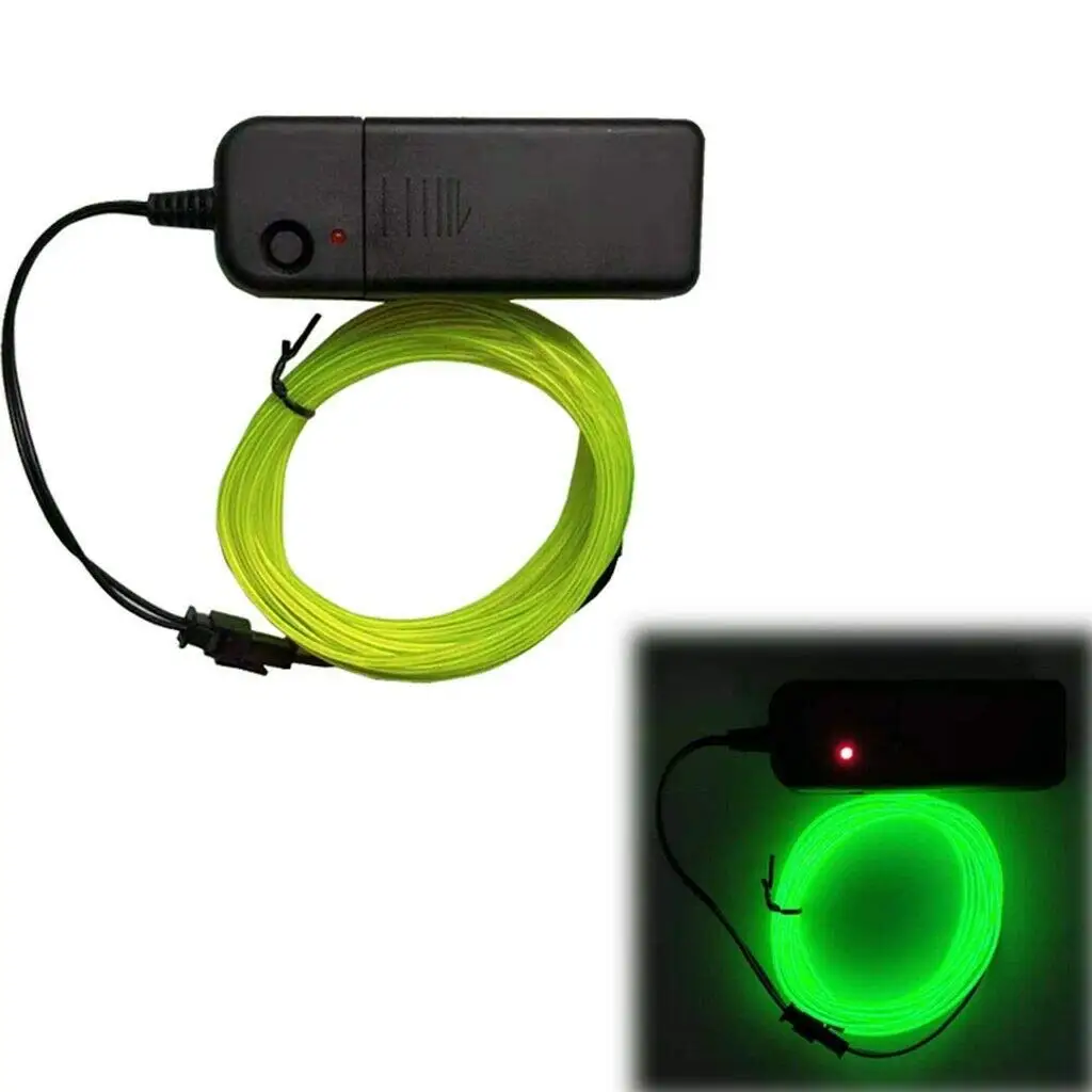 EL Wire Neon RGB Colour Lights LED Stroke Man Kit Innovation Luminous LED Cable for Holiday Wedding Halloween Christmas Party De