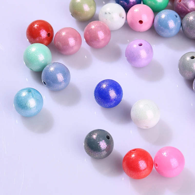 Hot Sale Diy Bulk Focal Silicon Bead Soft Material Chewable Round Silicone Beads