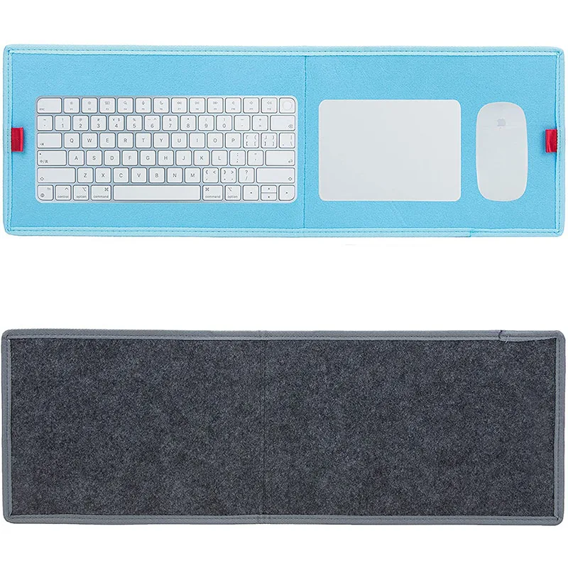 Cute Double-sided Felt Keyboard Mat Pad for Mouse Mice Office