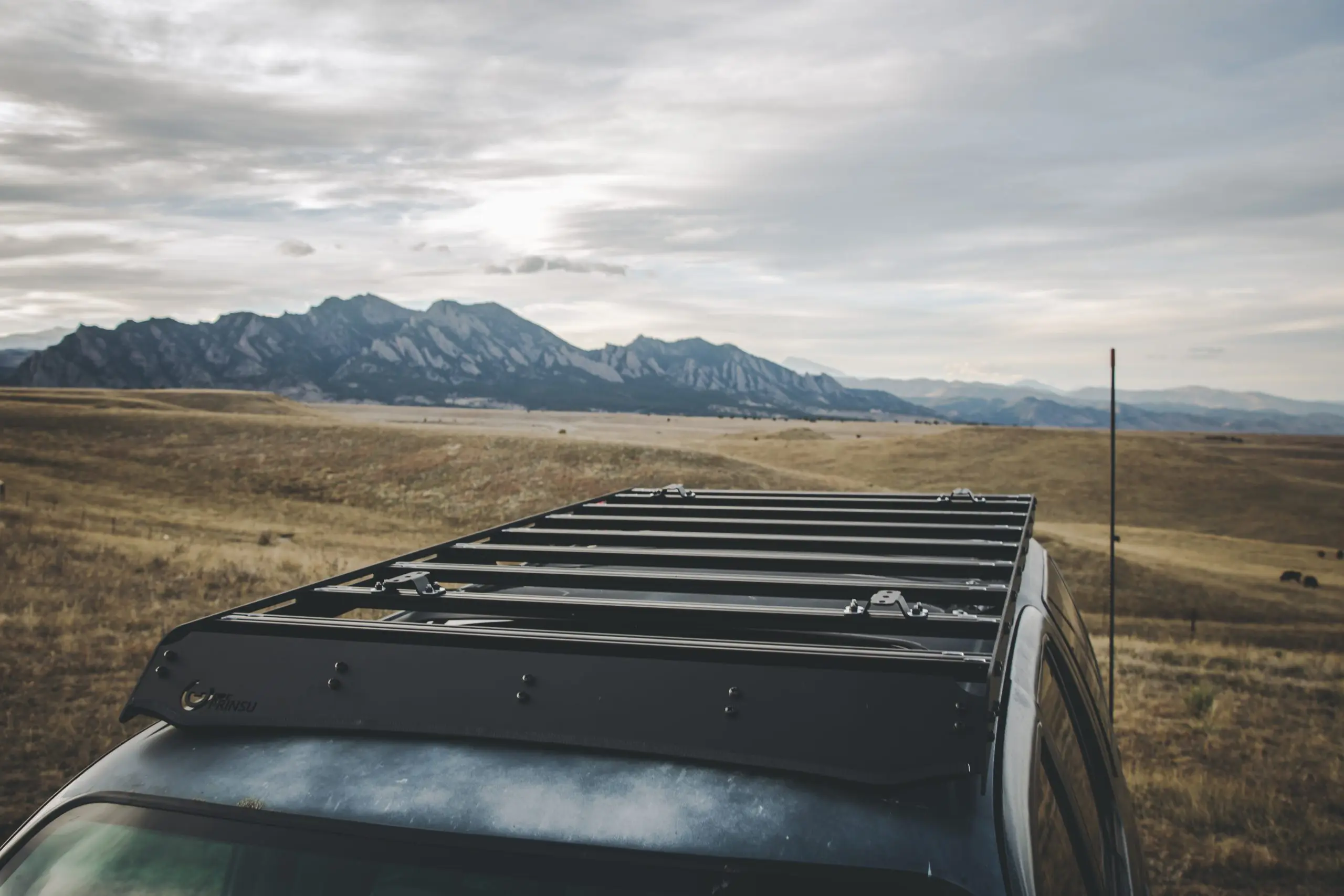 JOLY 4x4 Offroad Aluminum Alloy Luggage Basket Car Roof Rack Mount Type for 2014+ 4Runner Carry Model