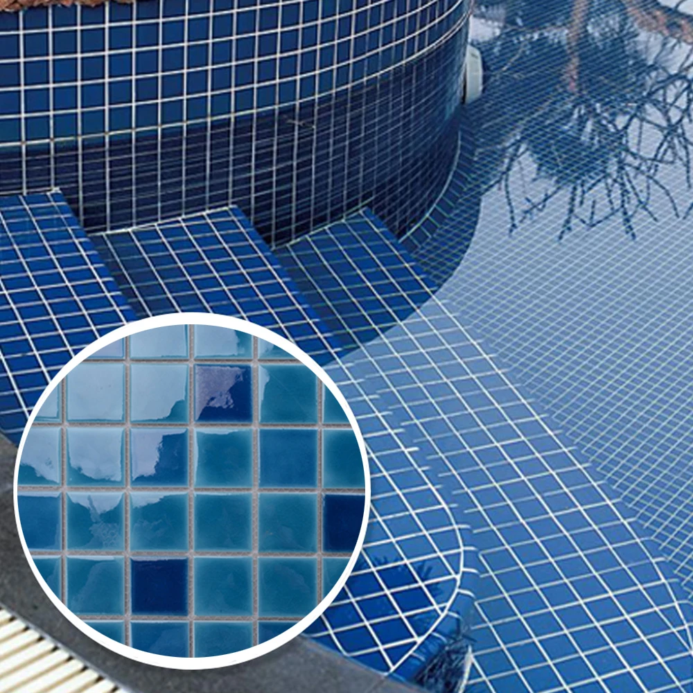 4x4 декоративная глазурованная керамическая фарфоровая мозаичная плитка для