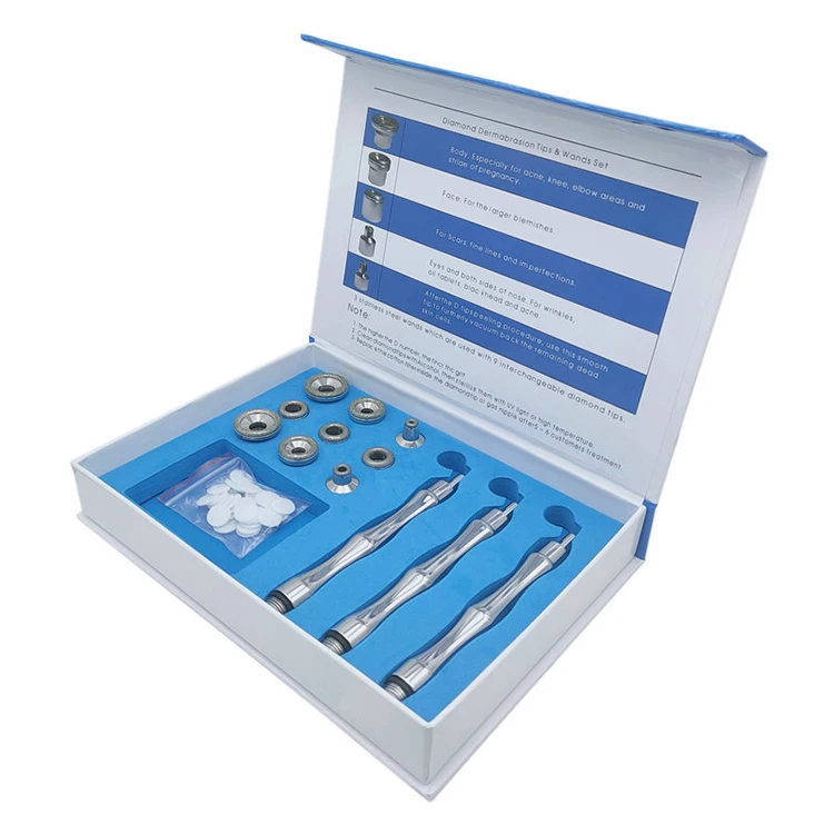 Dermabrasion Peel Head Kit Diamond Tip Peel Small Microdermabrasion Facial Diamond Micro-Carved Head