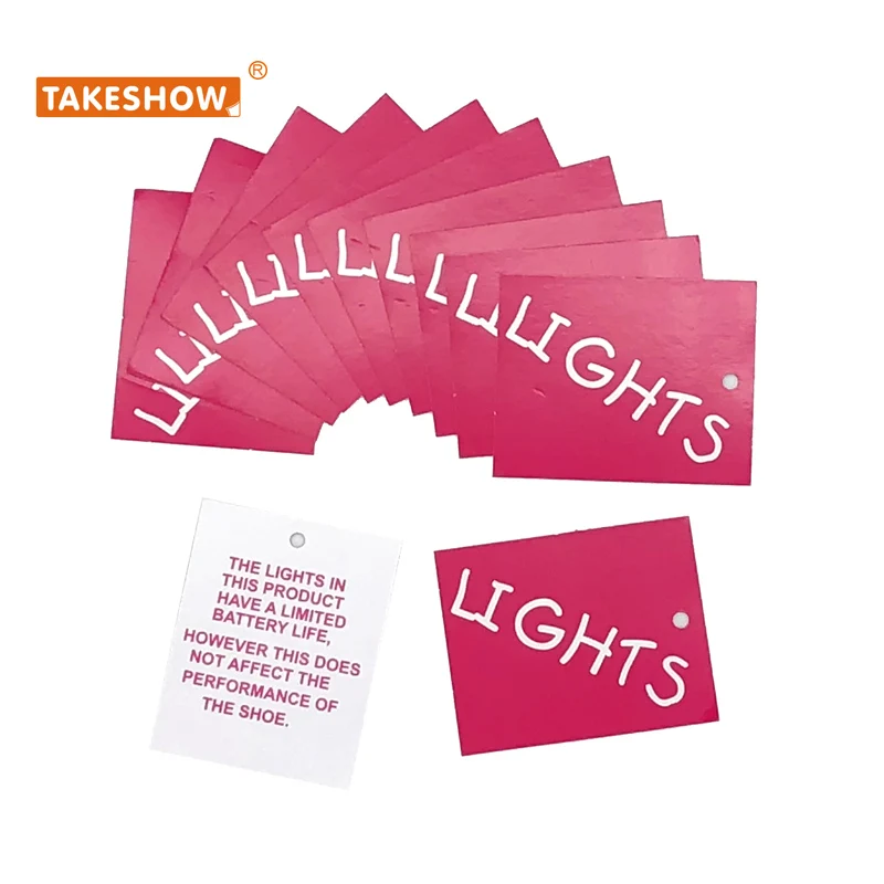 Custom clothes jeans suitcase bag brand logo hang tag