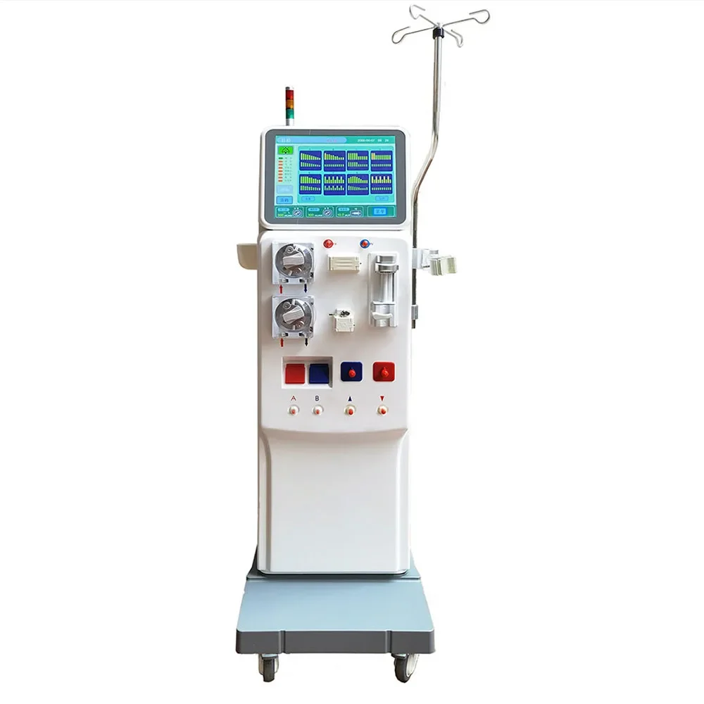 China Medical Multifunctional Double Pump LCD Hemodialysis Dialysis Machine