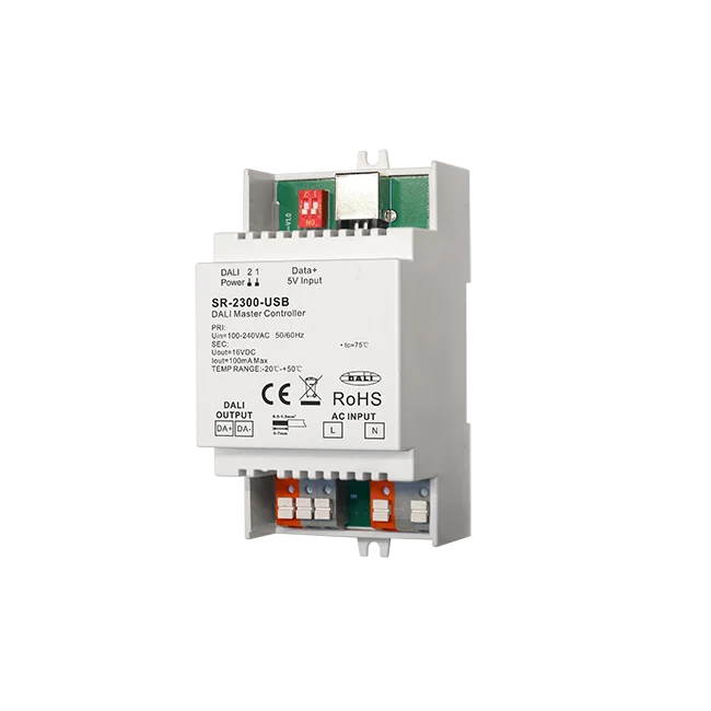 Источник питания и поддержка HCL автобуса DALI master SR-2300USB bulit-in